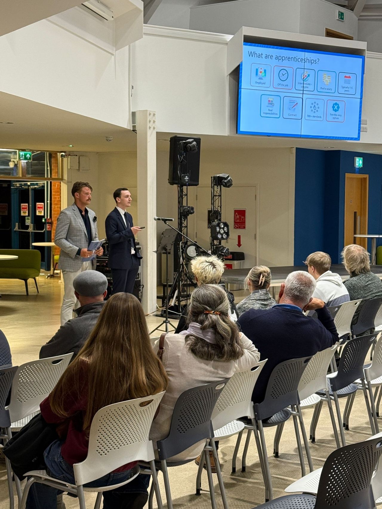 Students in a classroom
